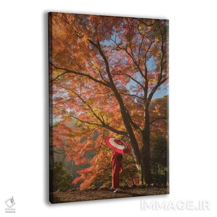 تابلو دکوراتیو پاییز در ژاپن ششم اثر دنیل کردان - نمای پرسپکتیو محصول