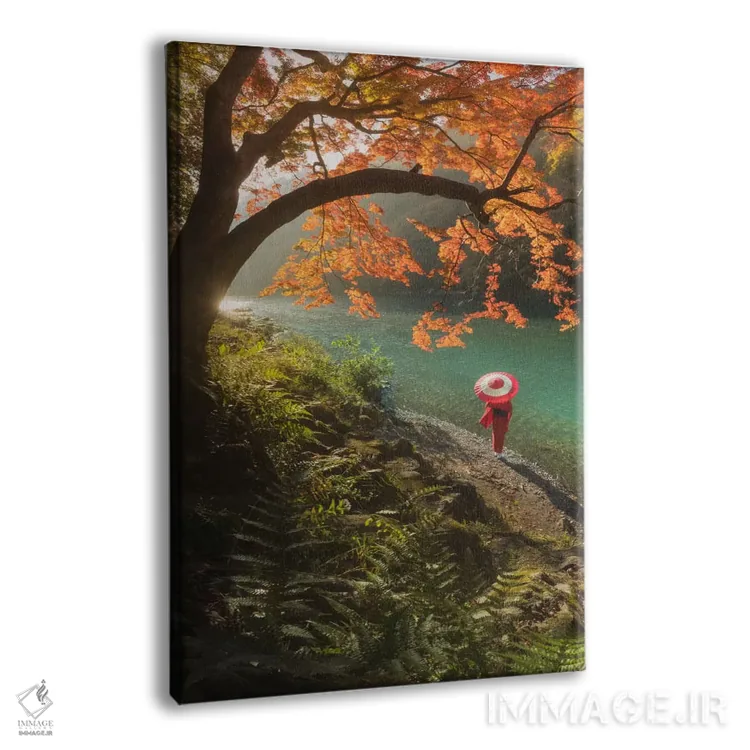 تابلو دکوراتیو پاییز در ژاپن هشتم اثر دنیل کردان - نمای پرسپکتیو محصول