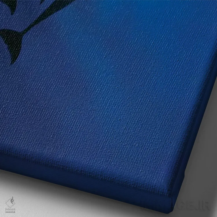 تابلو دکوراتیو گردهمایی اثر کرک راینرت - نمای نزدیک بافت بوم