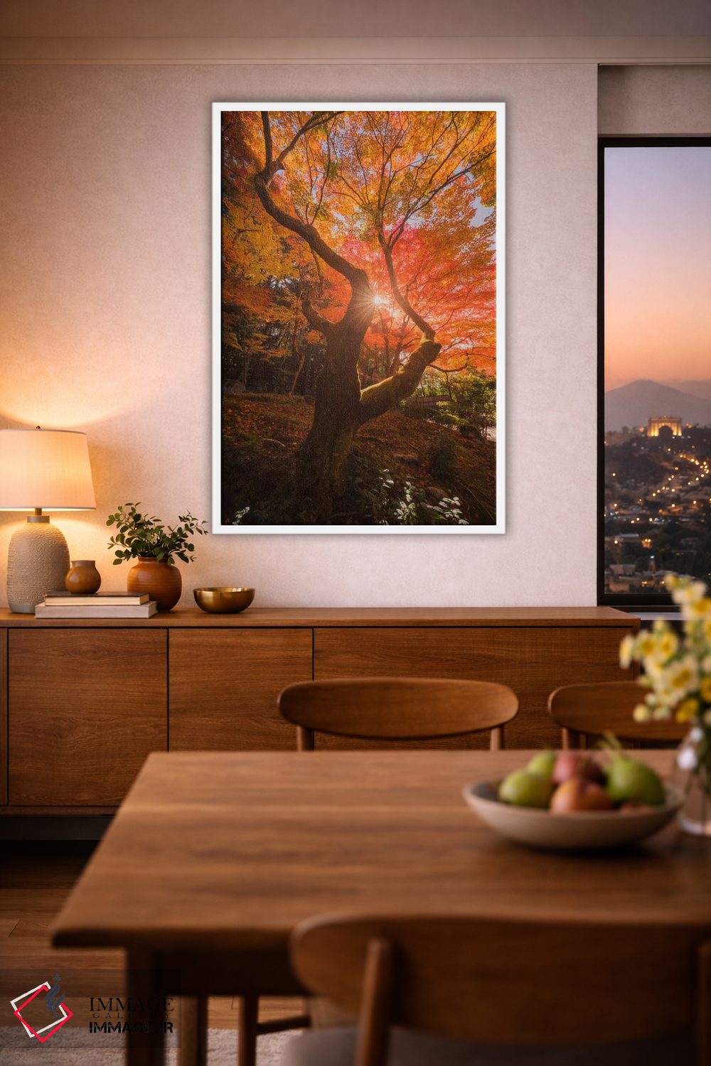 تابلو دکوراتیو پاییز در ژاپن بیست وهشتم اثر دنیل کردان - D1W