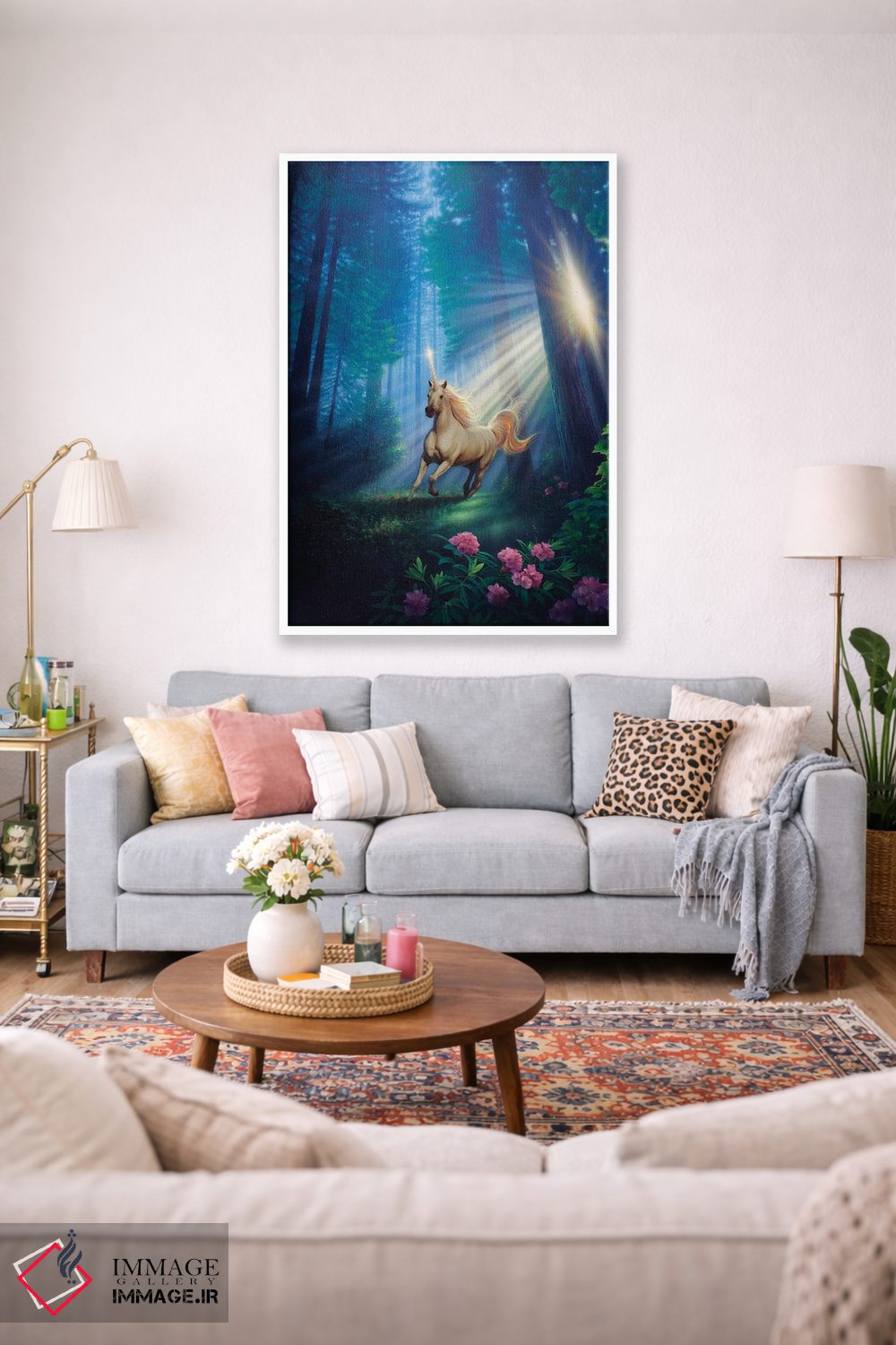 تابلو دکوراتیو جنگل رازآلود اثر کرک راینرت - D1W