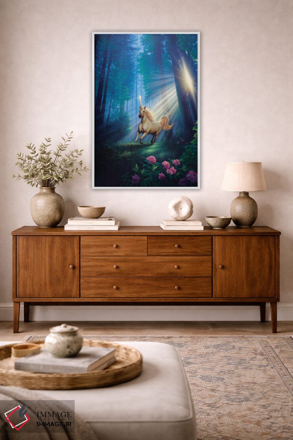 تابلو دکوراتیو جنگل رازآلود اثر کرک راینرت - D2W