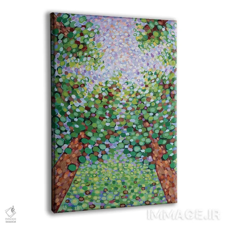 تابلو دکوراتیو زیر کاج های بلند اثر کریستن لی - نمای پرسپکتیو محصول