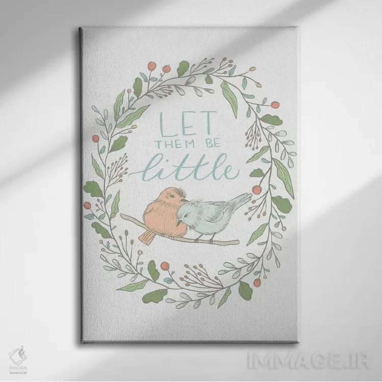 تابلو دکوراتیو طرح کودکانه جنگلی II اثر کریستینا هولت کرانتز - نمای روبهرو روی دیوار