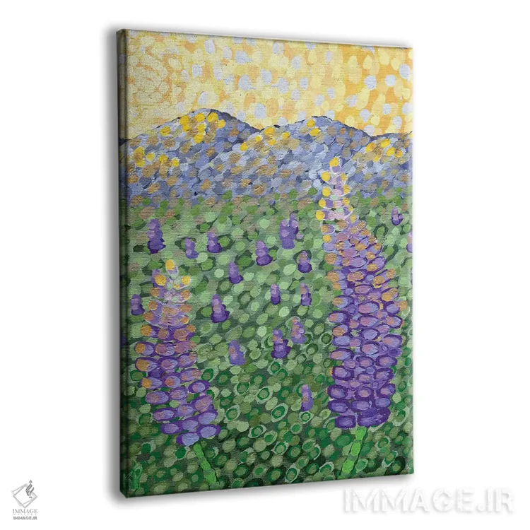 تابلو دکوراتیو ساعت طلایی اثر کریستن لی - نمای پرسپکتیو محصول