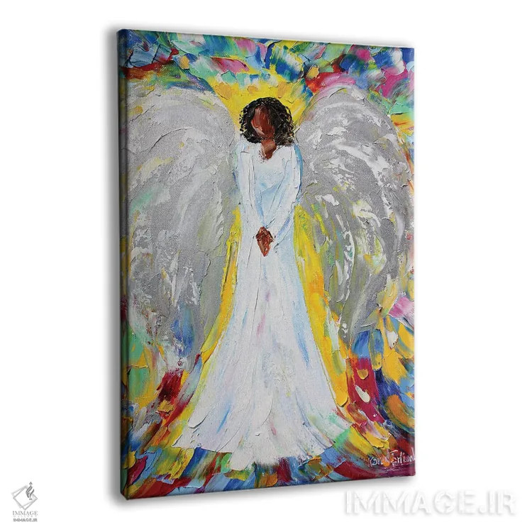 تابلو دکوراتیو فرشته من اثر کارن تارلتون - نمای پرسپکتیو محصول