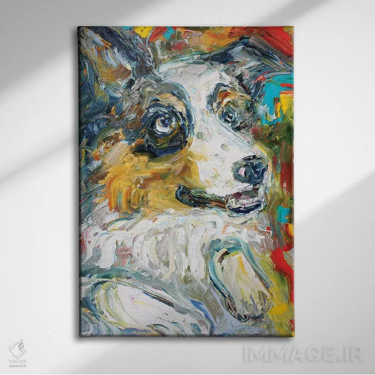 تابلو دکوراتیو بلا اثر کارن تارلتون - نمای روبهرو روی دیوار