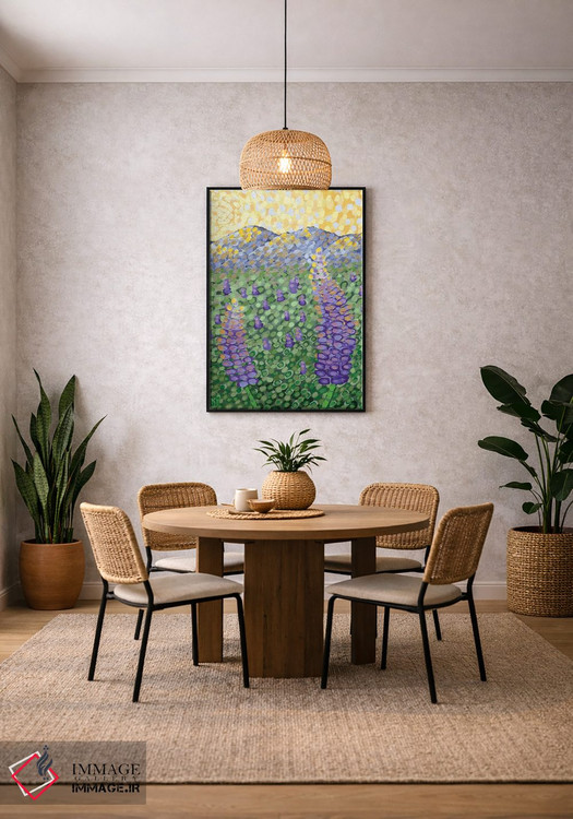 تابلو دکوراتیو ساعت طلایی اثر کریستن لی - D4B