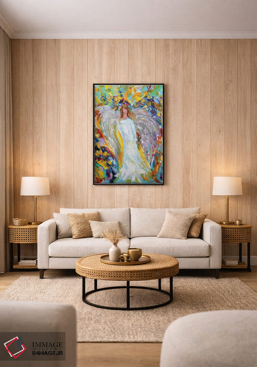 تابلو دکوراتیو عشق فرشته اثر کارن تارلتون - D1B