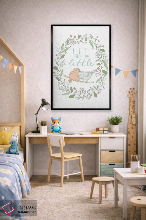 تابلو دکوراتیو طرح کودکانه جنگلی II اثر کریستینا هولت کرانتز - D2B