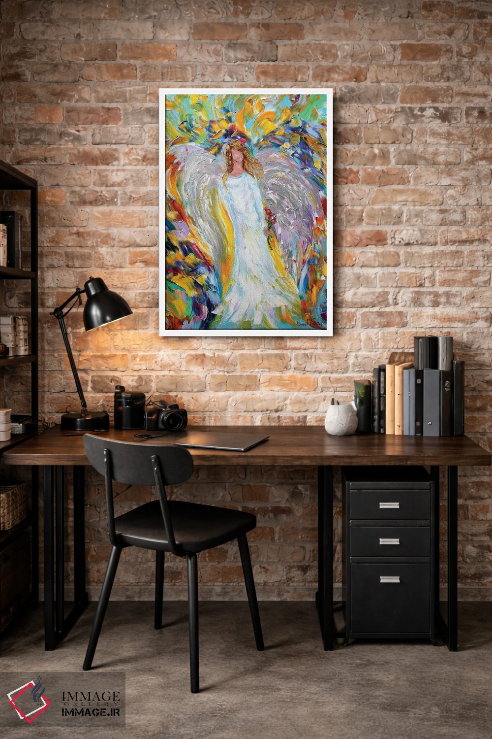 تابلو دکوراتیو عشق فرشته اثر کارن تارلتون - D2W