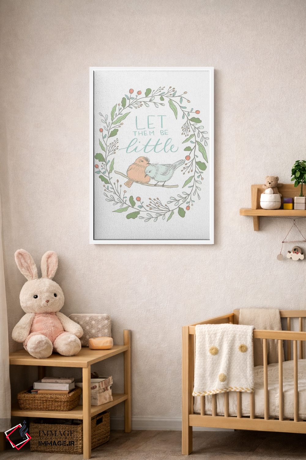 تابلو دکوراتیو طرح کودکانه جنگلی II اثر کریستینا هولت کرانتز - D3W