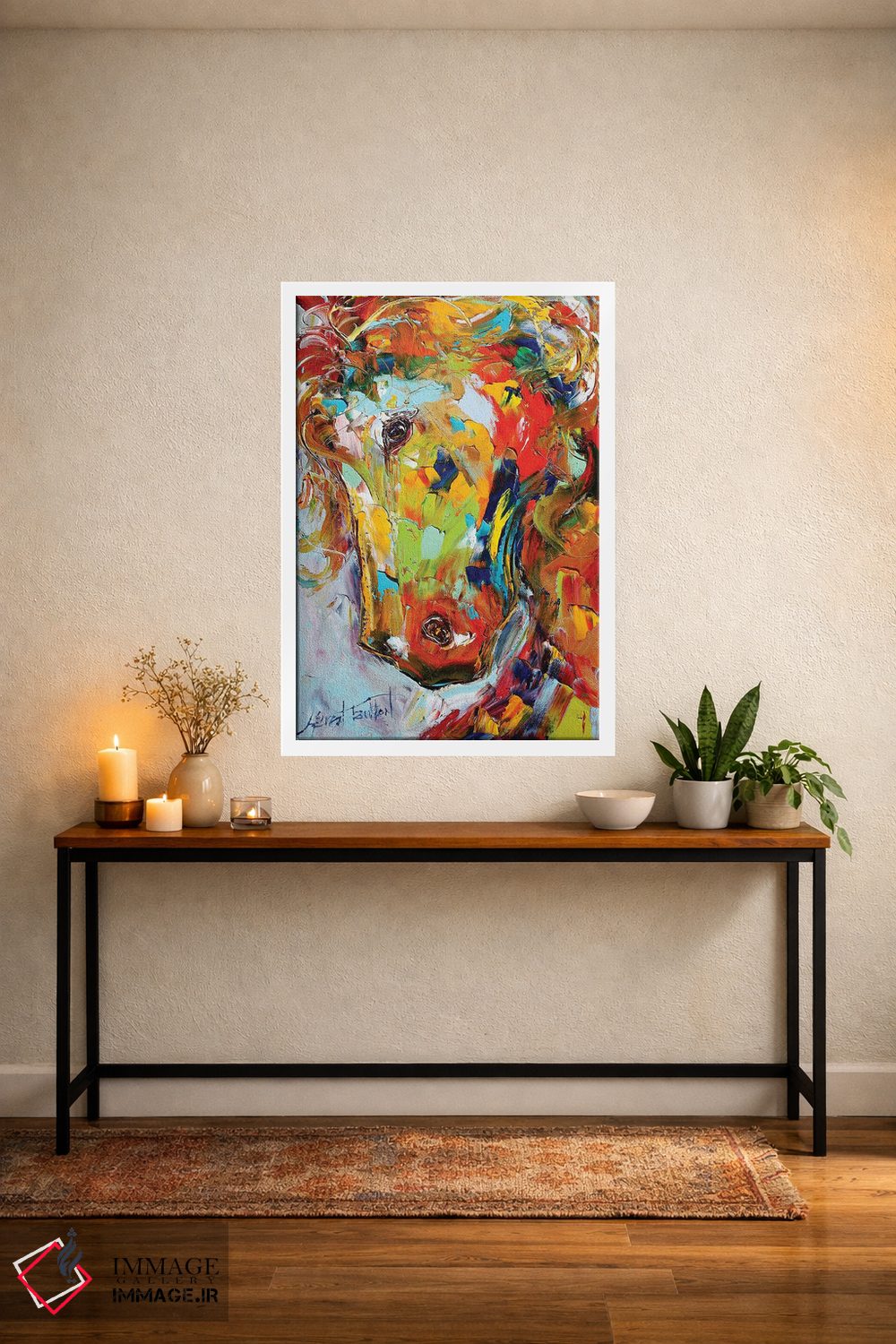 تابلو دکوراتیو پرتره اسب اثر کارن تارلتون - D3W