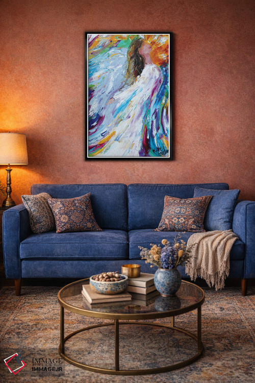 تابلو دکوراتیو فرشته ای که اوج می گیرد اثر کارن تارلتون - D5B