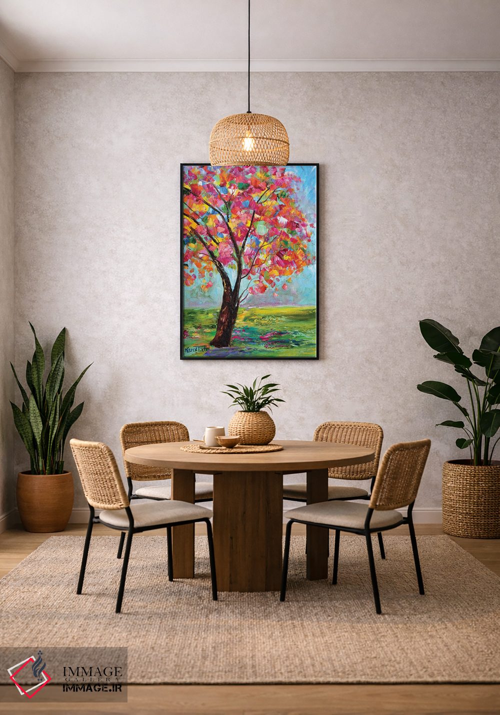 تابلو دکوراتیو درخت بهاری اثر کارن تارلتون - D5B