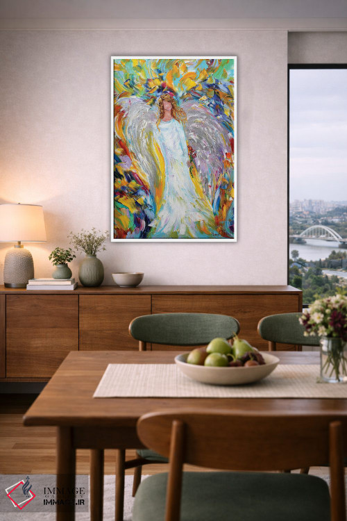 تابلو دکوراتیو عشق فرشته اثر کارن تارلتون - D6W