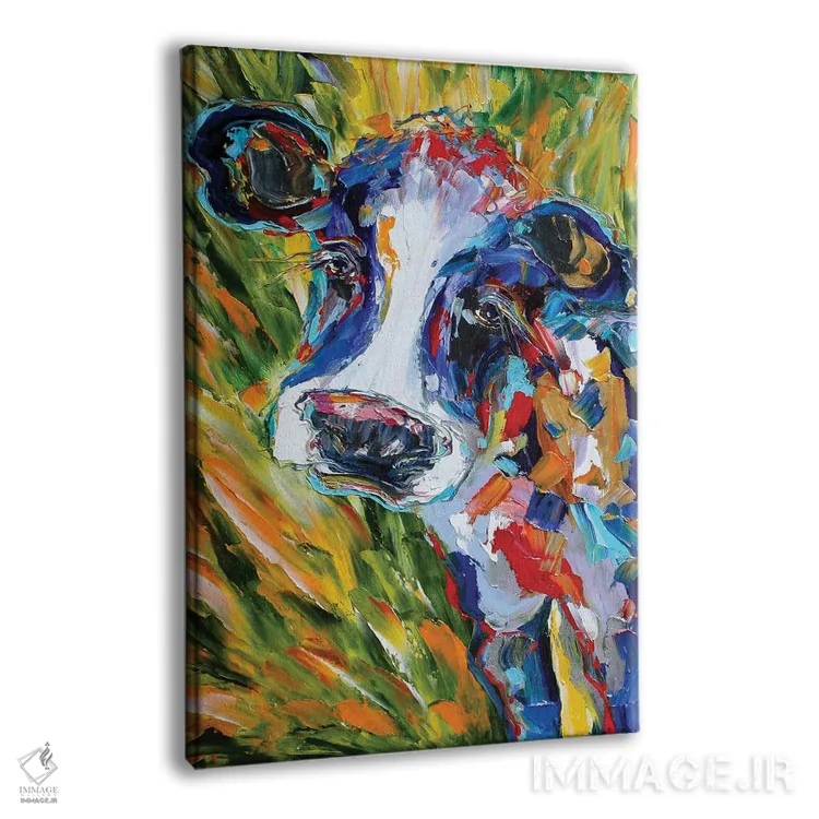 تابلو دکوراتیو چشم های فرفری اثر کارن تارلتون - نمای پرسپکتیو محصول