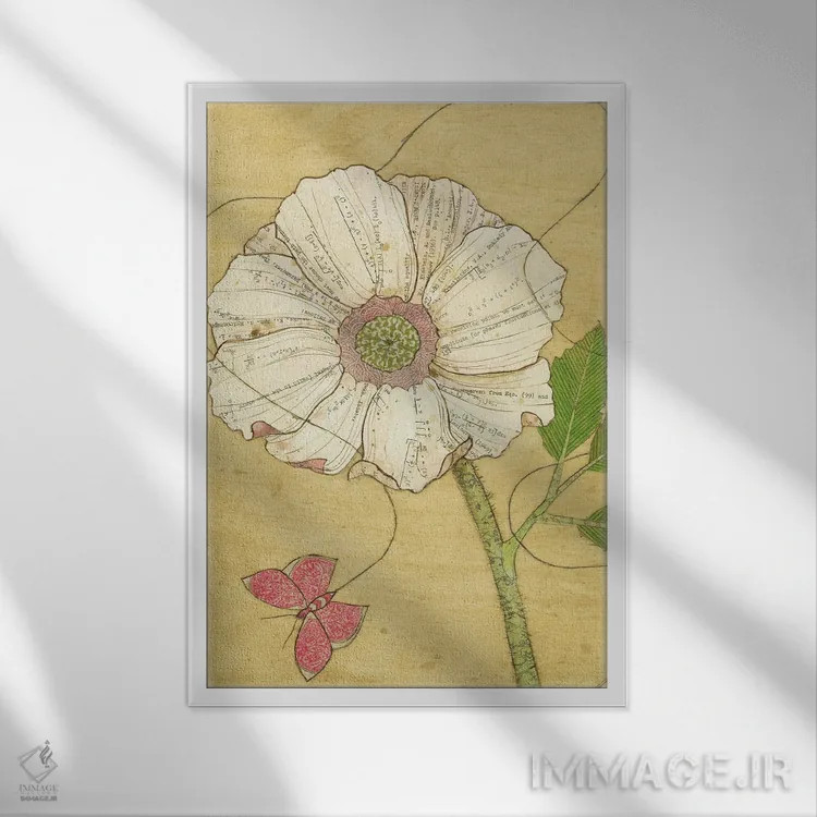 تابلو دکوراتیو مانورهای هوایی اثر کارن سیکیه - نمای قابدار سفید