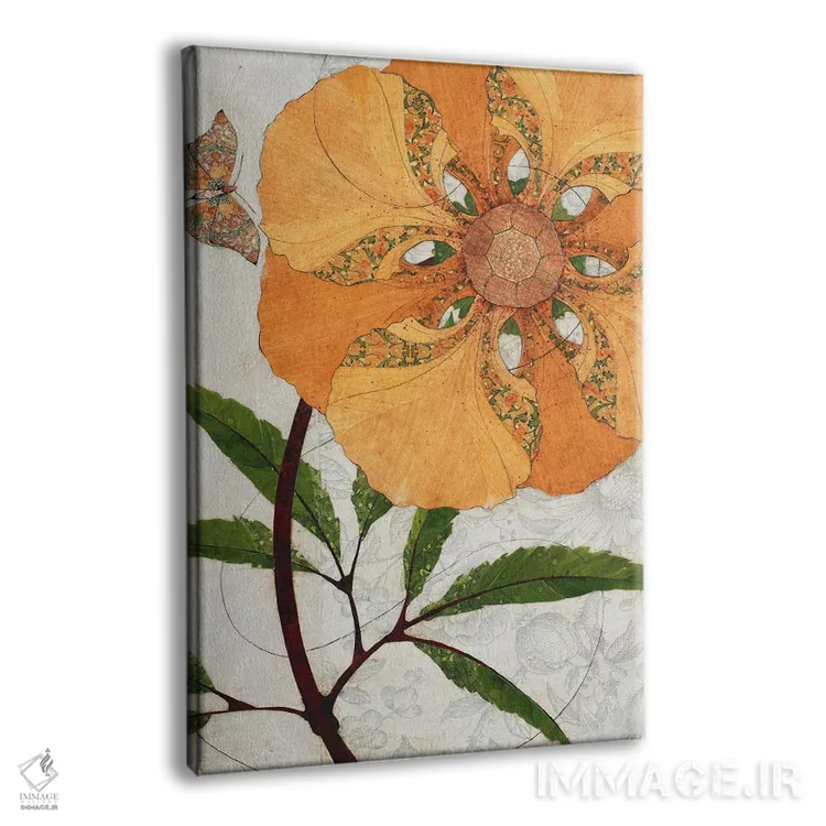 تابلو دکوراتیو آفتابگردان اثر کارن سیکیه - نمای پرسپکتیو محصول