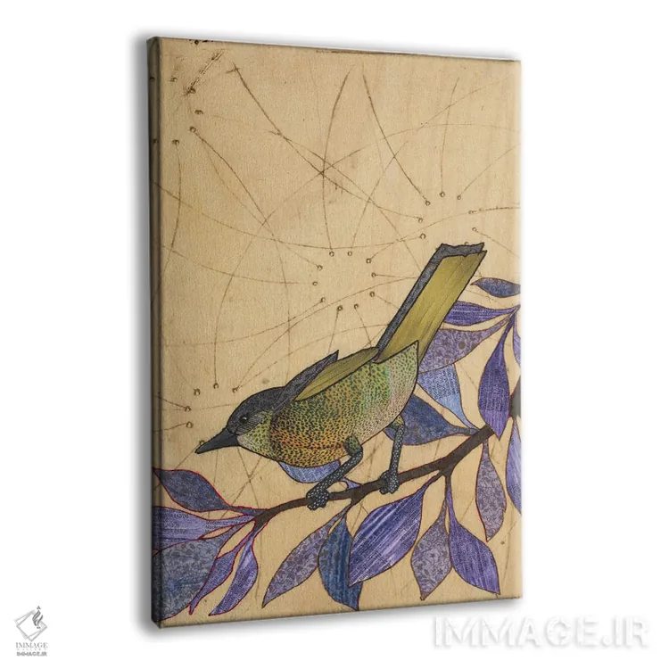 تابلو دکوراتیو دشت سبز اثر کارن سیکیه - نمای پرسپکتیو محصول