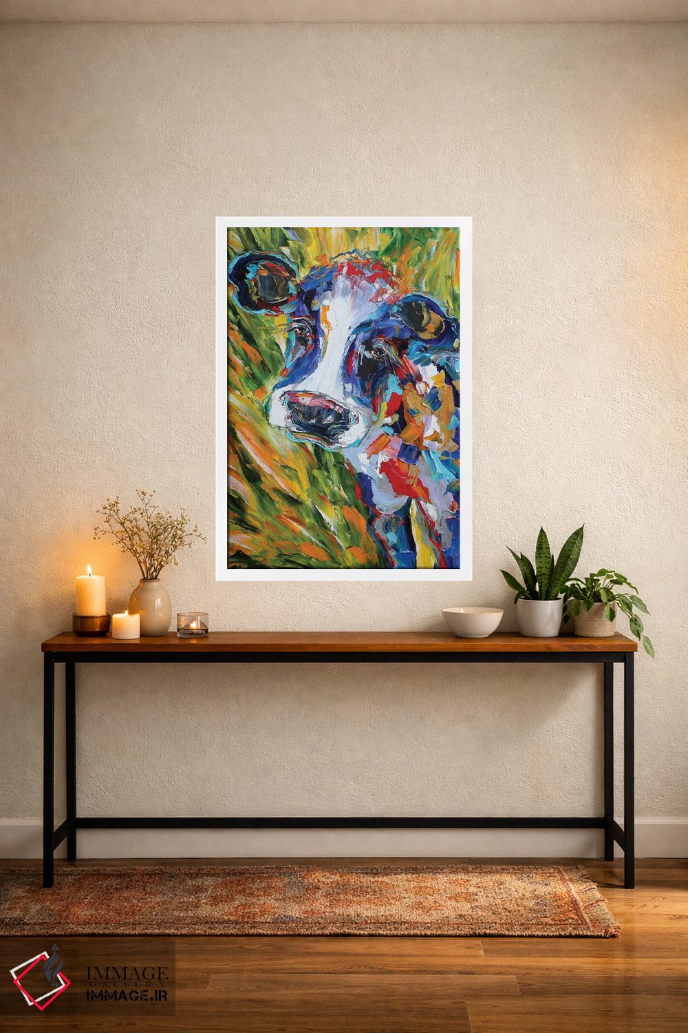 تابلو دکوراتیو چشم های فرفری اثر کارن تارلتون - D3W