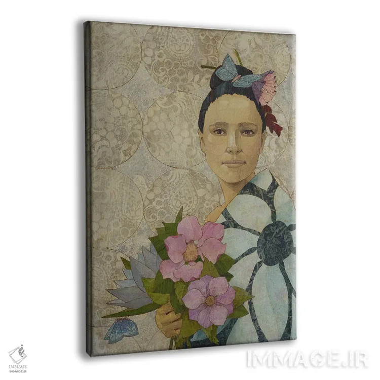 تابلو دکوراتیو مهمانی باغ اثر کارن سیکیه - نمای پرسپکتیو محصول