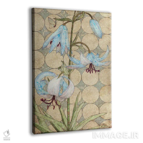 تابلو دکوراتیو سوسن ببری اثر کارن سیکیه - نمای پرسپکتیو محصول