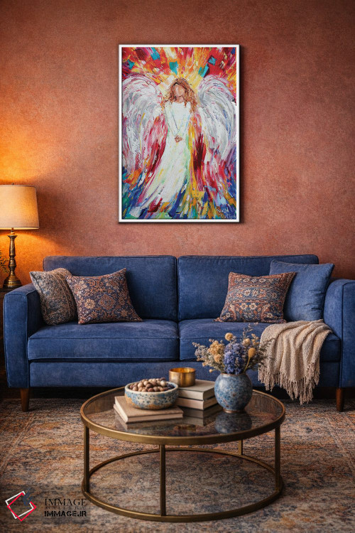 تابلو دکوراتیو فرشته شاد اثر کارن تارلتون - D3W