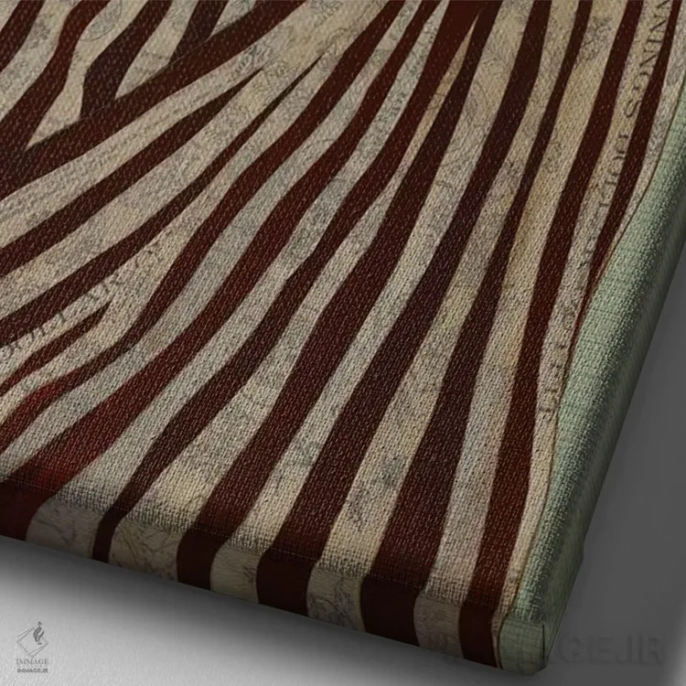 تابلو دکوراتیو راه یاب اثر کارن سیکیه - نمای نزدیک بافت بوم