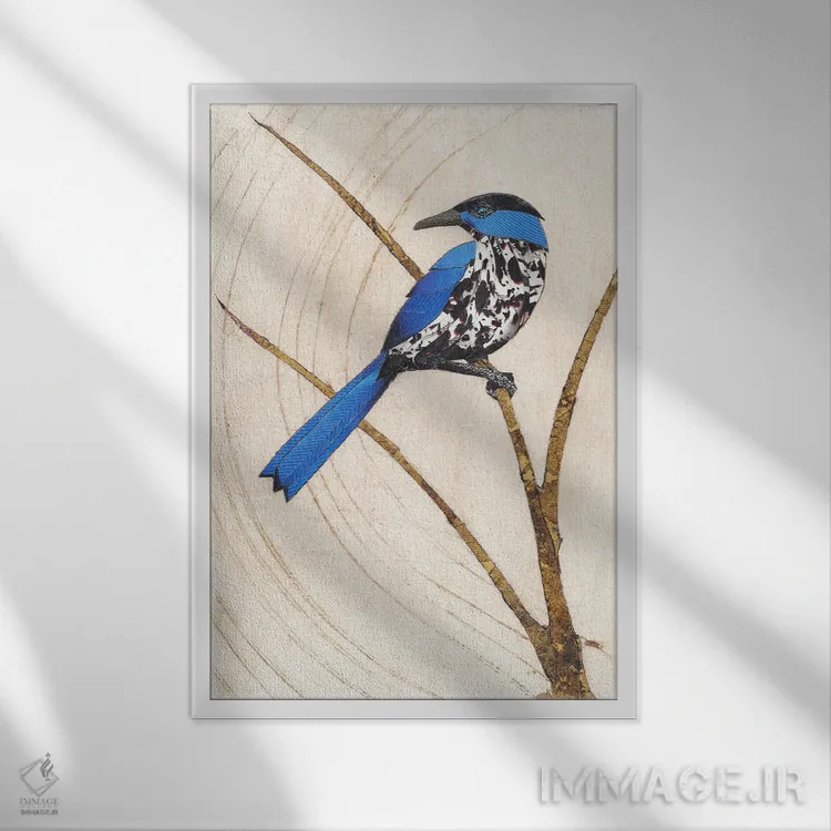 تابلو دکوراتیو زلدا اثر کارن سیکیه - نمای قابدار سفید