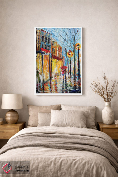 تابلو دکوراتیو باران عصر نیواورلئان اثر کارن تارلتون - D1W