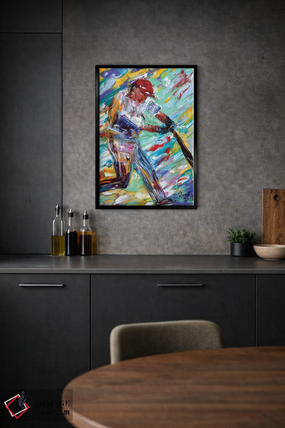 تابلو دکوراتیو گرند اسلم اثر کارن تارلتون - D1B