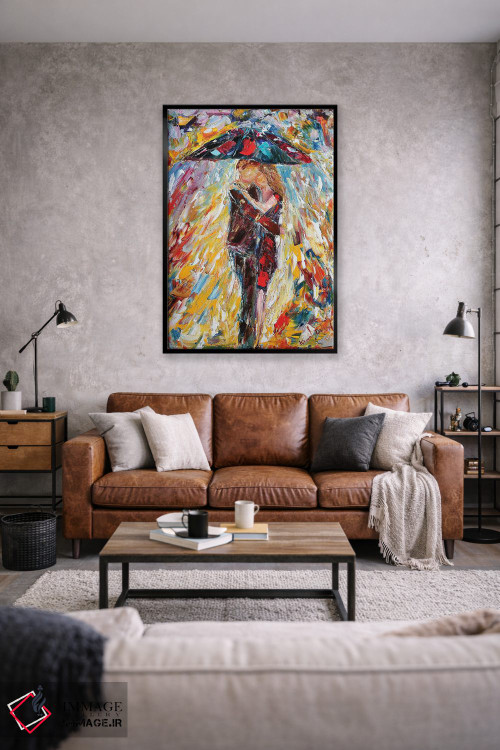 تابلو دکوراتیو در آغوش گرفتن اثر کارن تارلتون - D1B