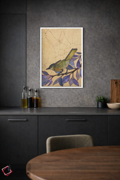 تابلو دکوراتیو دشت سبز اثر کارن سیکیه - D1W