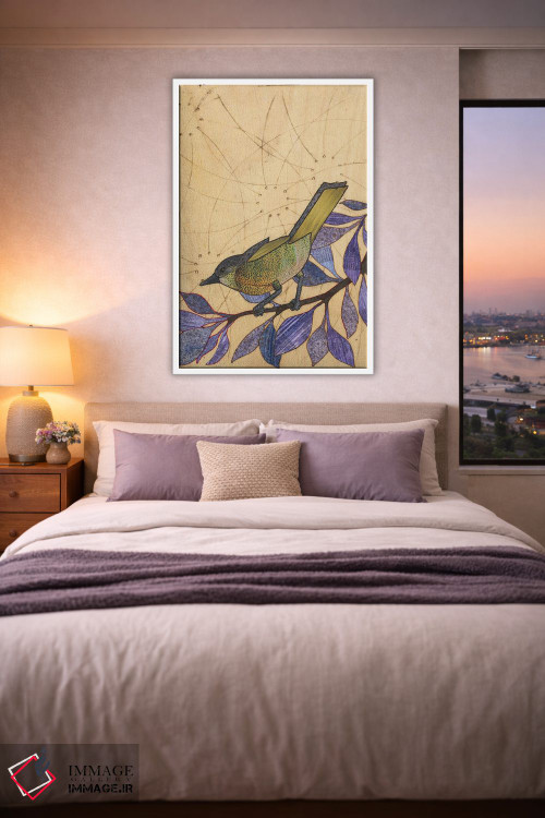 تابلو دکوراتیو دشت سبز اثر کارن سیکیه - D3W