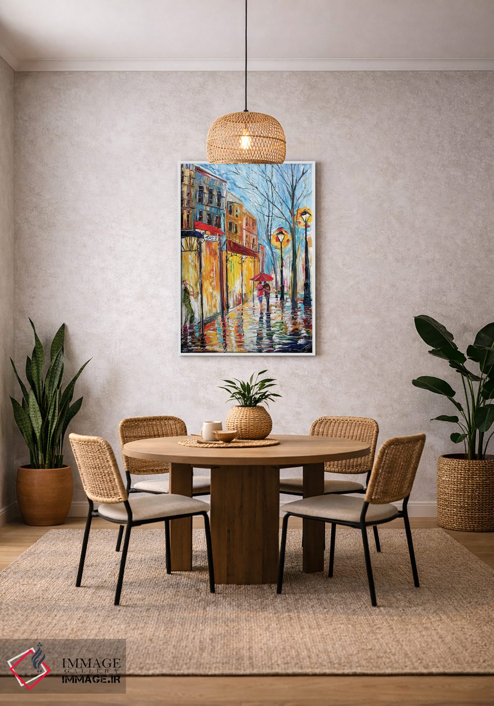 تابلو دکوراتیو باران عصر نیواورلئان اثر کارن تارلتون - D2W