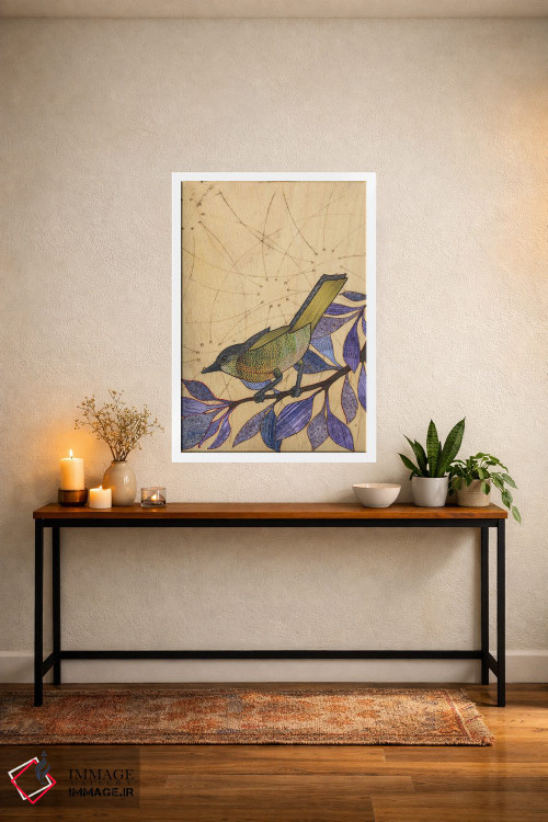 تابلو دکوراتیو دشت سبز اثر کارن سیکیه - D2W