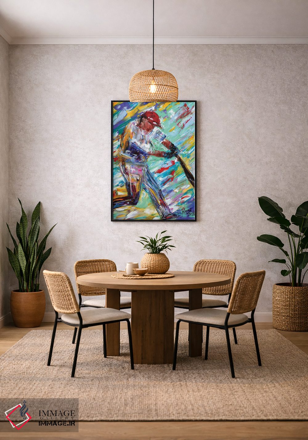 تابلو دکوراتیو گرند اسلم اثر کارن تارلتون - D4B