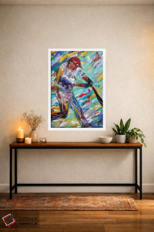 تابلو دکوراتیو گرند اسلم اثر کارن تارلتون - D3W