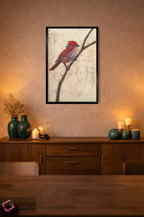 تابلو دکوراتیو اسکارلت اثر کارن سیکیه - D1B