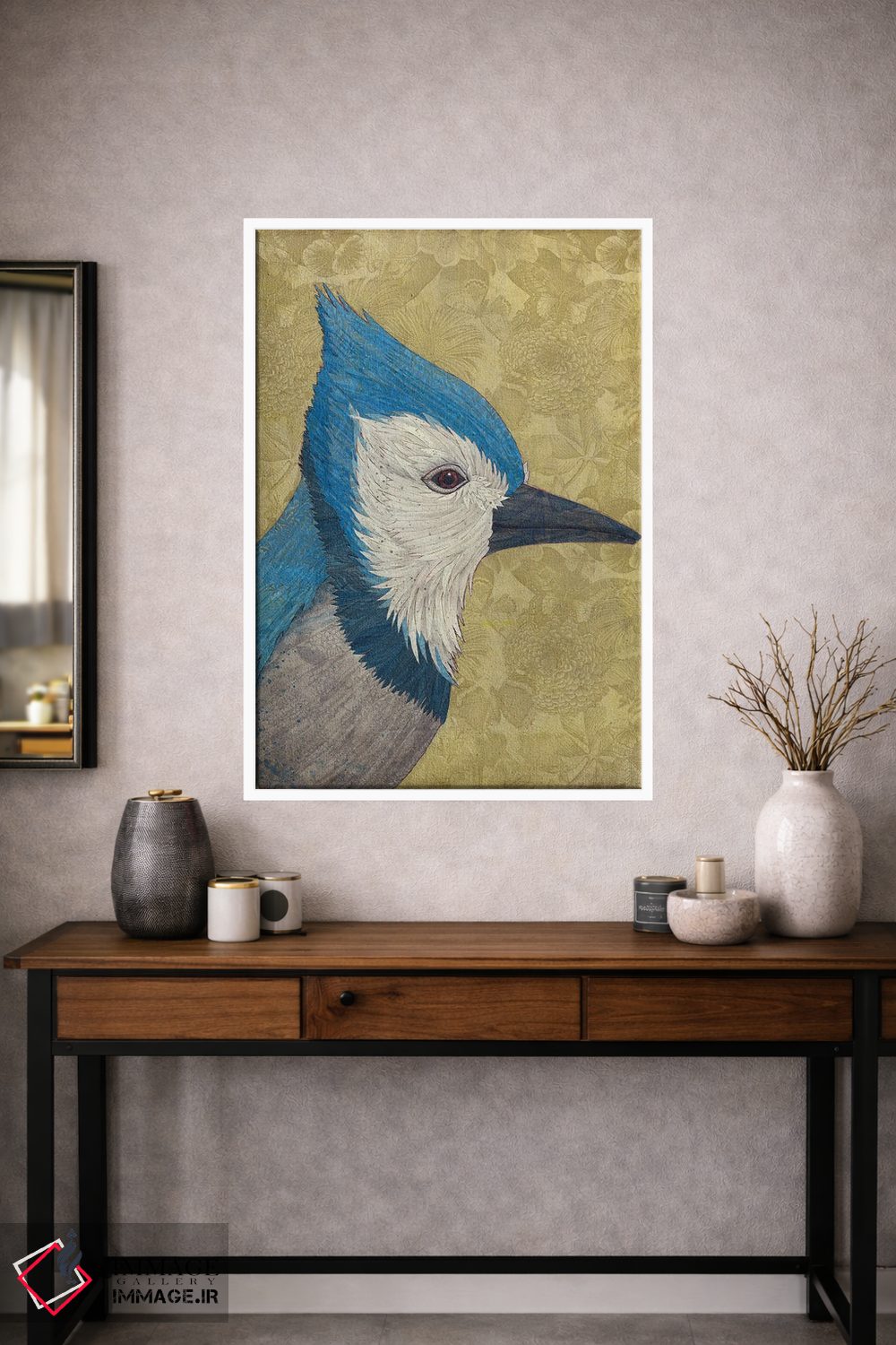 تابلو دکوراتیو جین آبی اثر کارن سیکیه - D2W