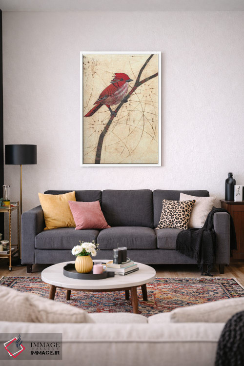 تابلو دکوراتیو اسکارلت اثر کارن سیکیه - D3W