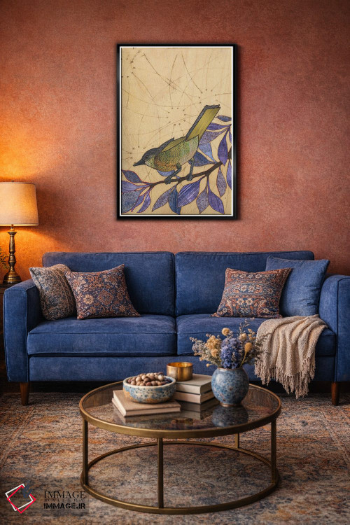 تابلو دکوراتیو دشت سبز اثر کارن سیکیه - D6B