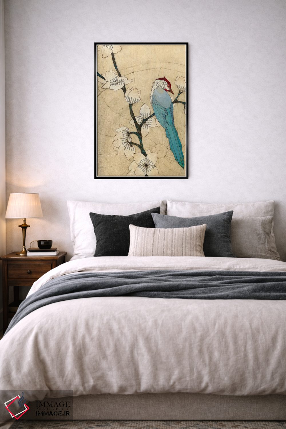 تابلو دکوراتیو پرنده تابستانی اثر کارن سیکیه - D6B