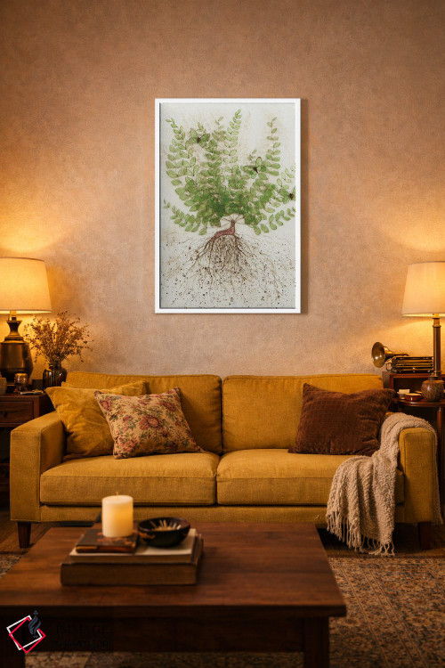 تابلو دکوراتیو ریشه کن شده I اثر کارن سیکیه - D3W