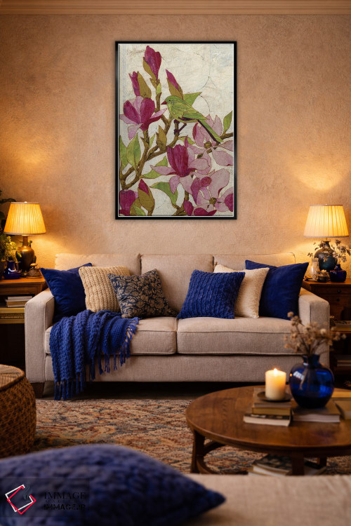 تابلو دکوراتیو ماگنولیا اثر کارن سیکیه - D4B