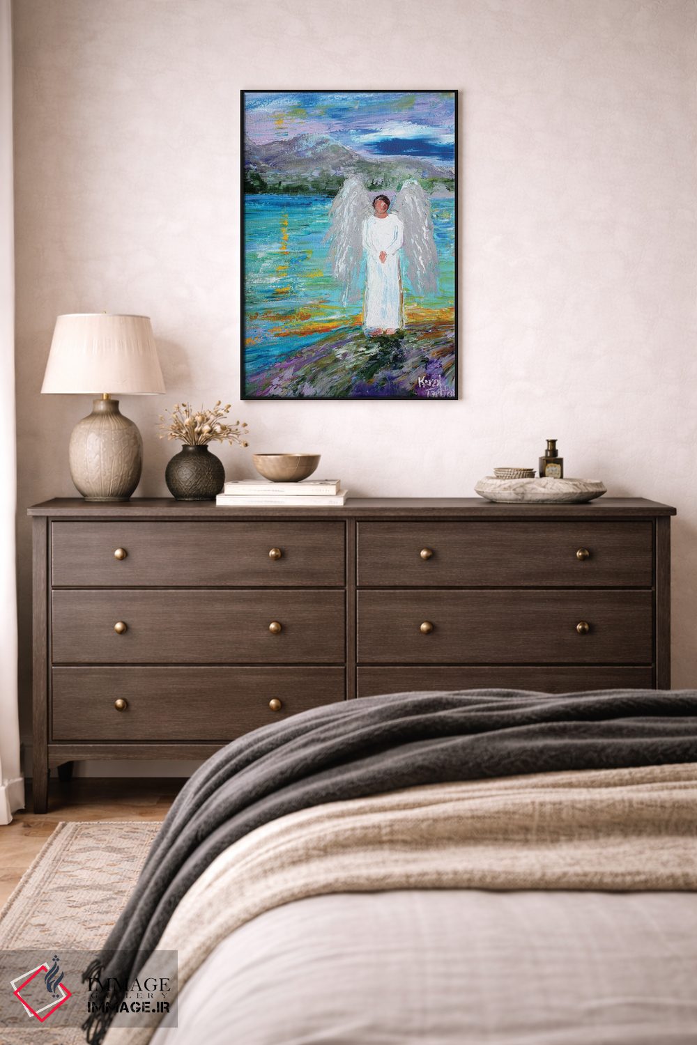 تابلو دکوراتیو فرشته مذکر اثر کارن تارلتون - D5B