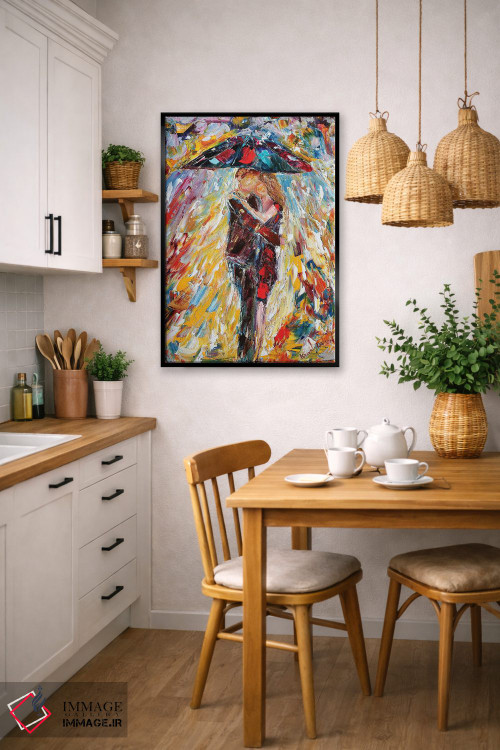 تابلو دکوراتیو در آغوش گرفتن اثر کارن تارلتون - D6B