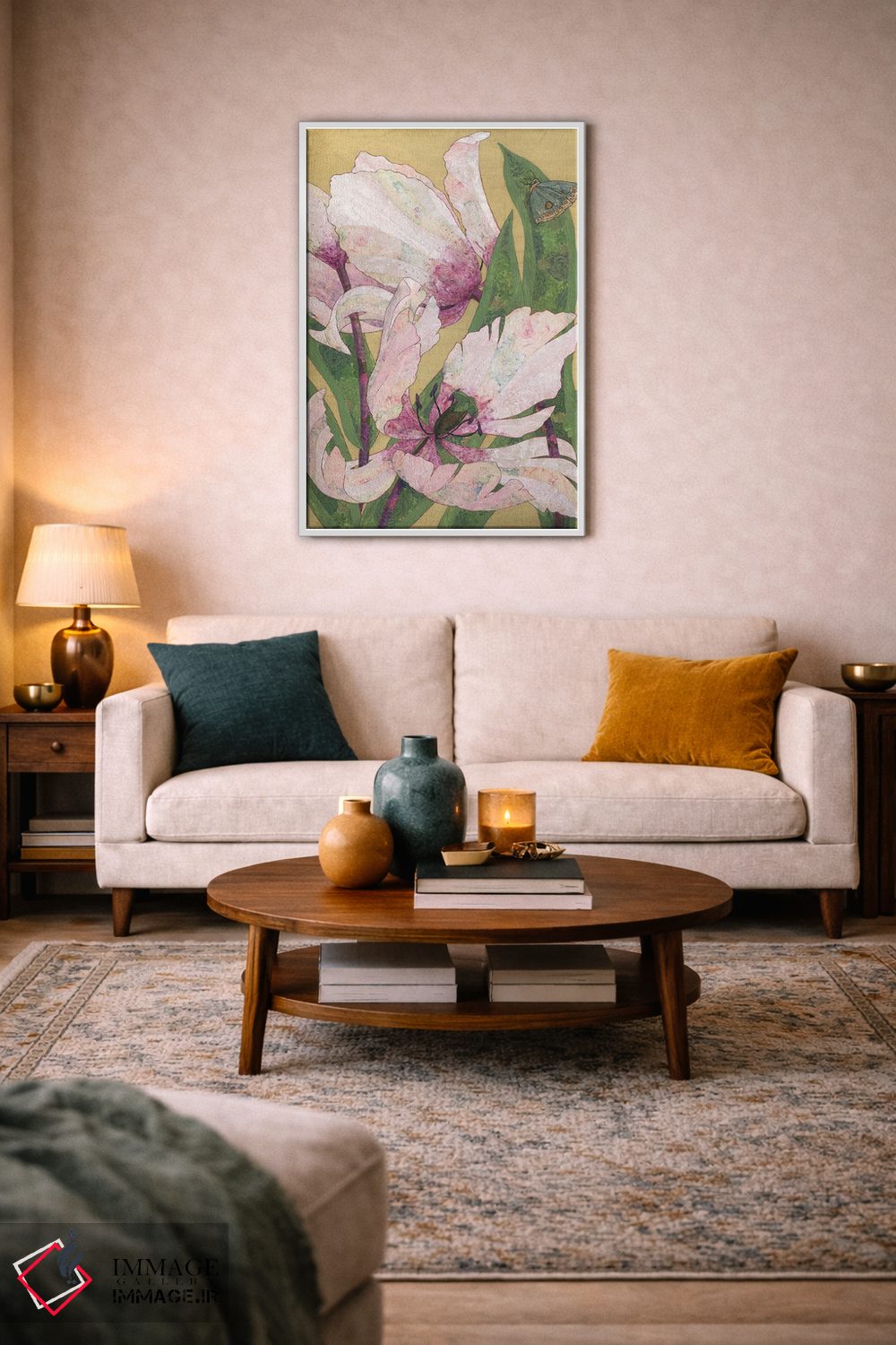 تابلو دکوراتیو در کنار هم به طور طبیعی اثر کارن سیکیه - D3W