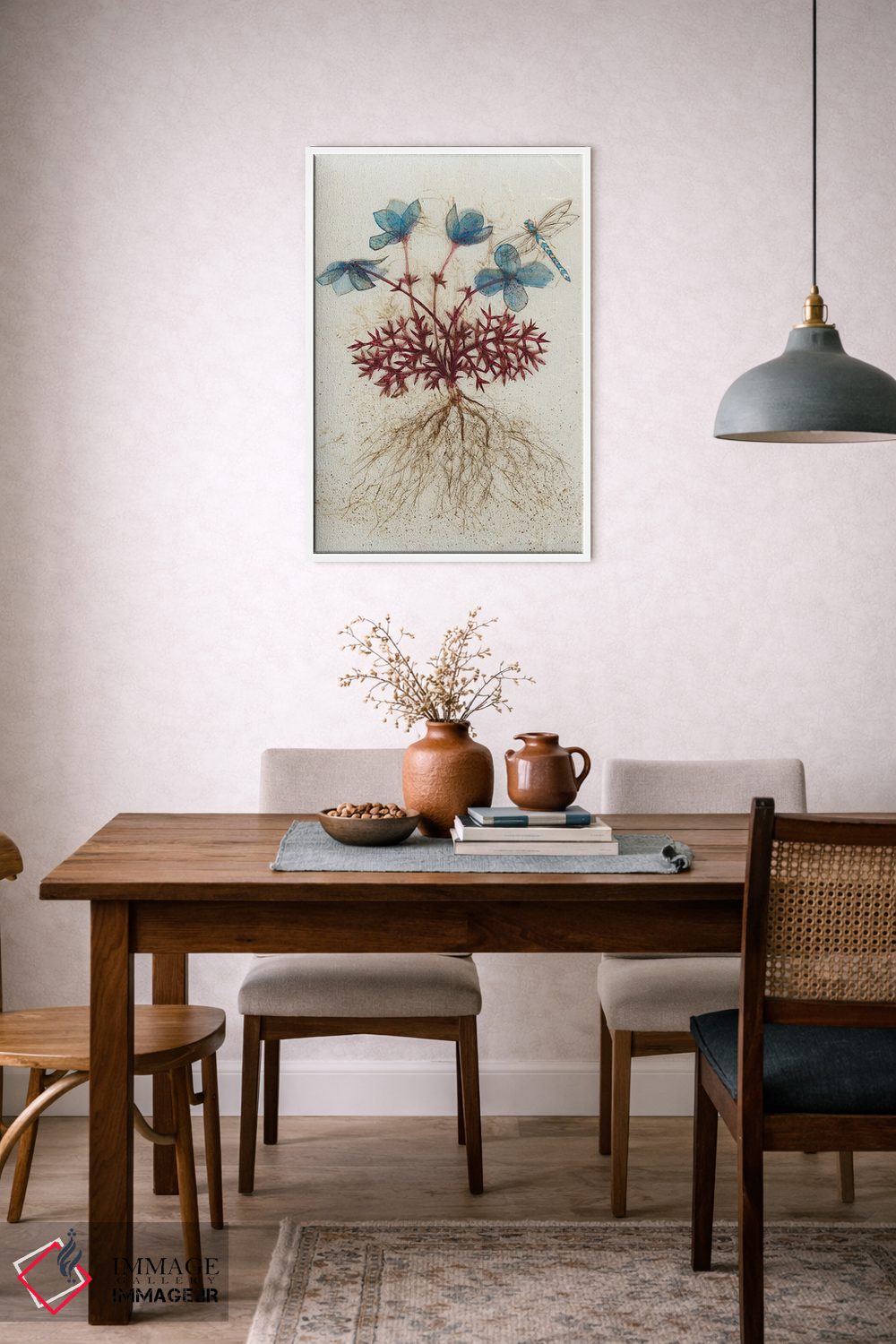 تابلو دکوراتیو ریشه کن شده II اثر کارن سیکیه - D5W